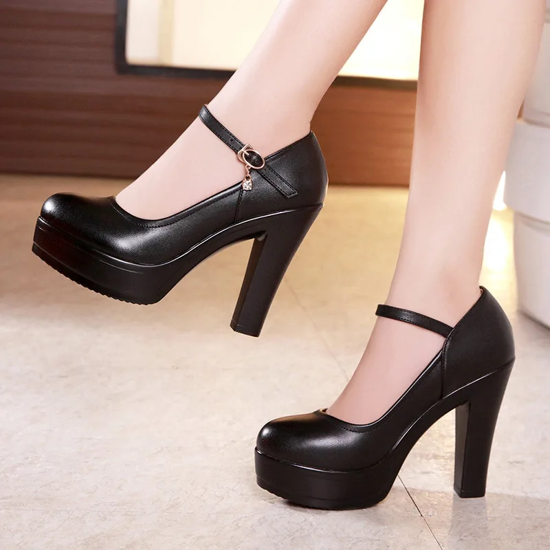 Women Fashion Reddit - Scarpe con Tacco Alto a Blocco