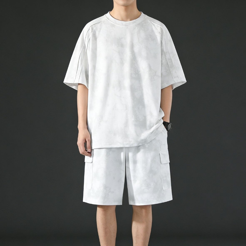 Tie Dye Two Piece - Elegante Completo Tie-Dye da Uomo per