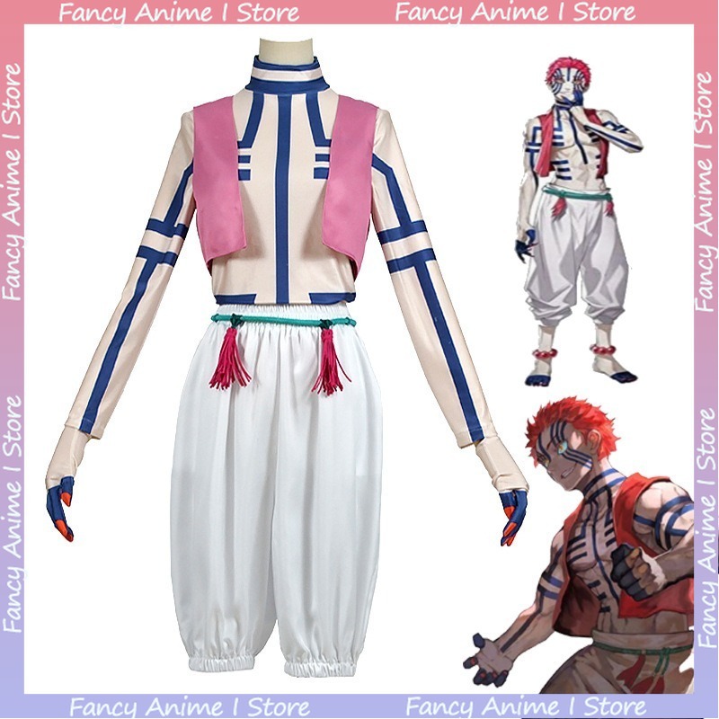 Women'S Fashion Trousers - Costume Cosplay Anime Akaza, Elegante Abbigliamento