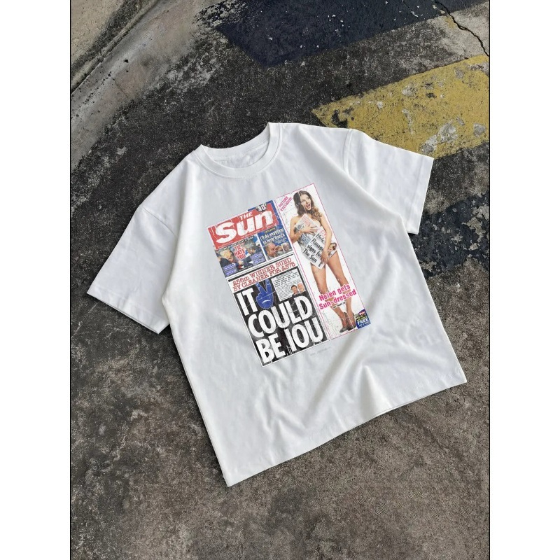 Women'S Fashion Magazines - T-shirt Vintage da Donna con Stampa