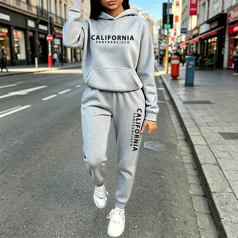 Women'S Fashion Hoodies - Tuta Casual Urbana con Cappuccio e