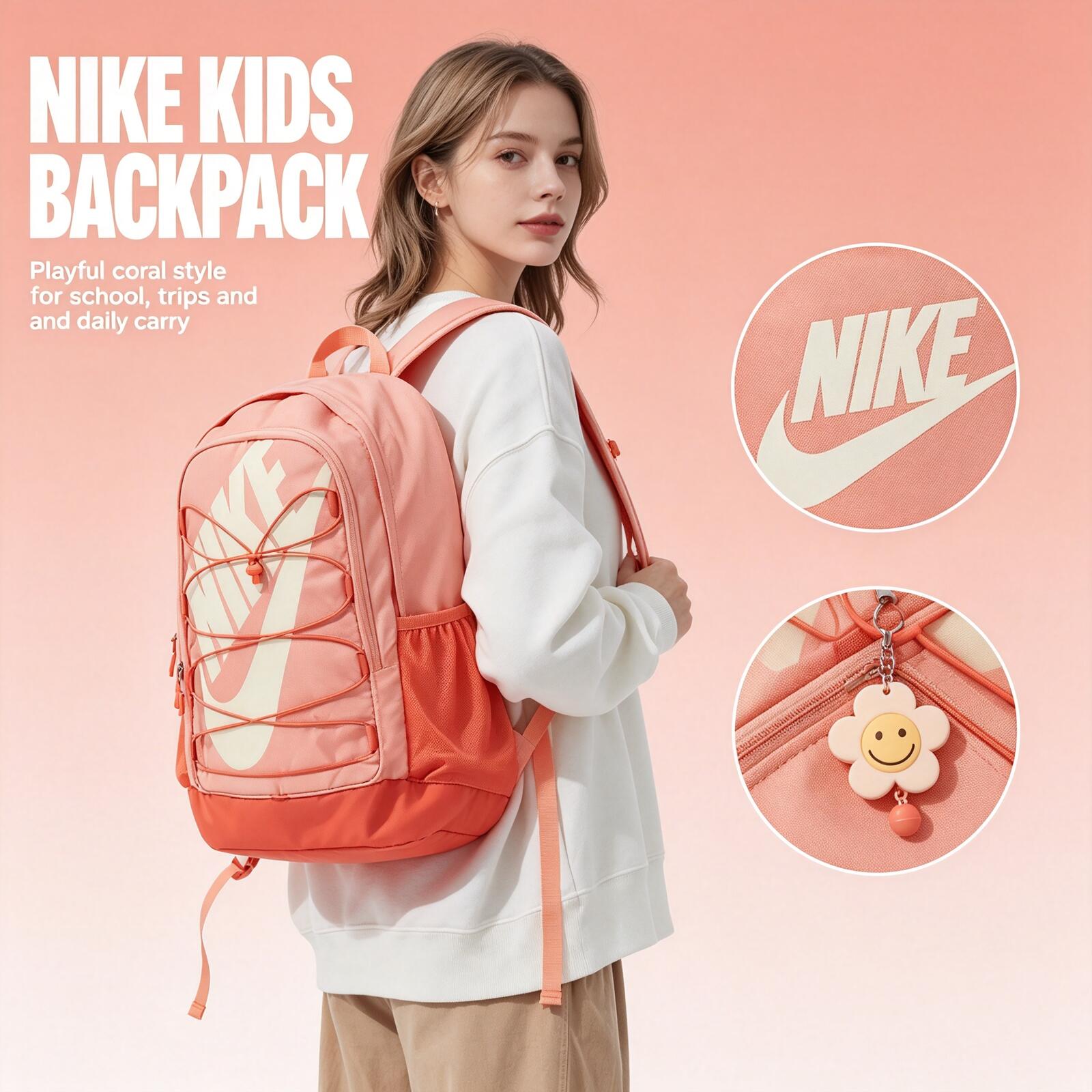 Women'S Fashion Backpack - Nike per uomo e donna, borsa