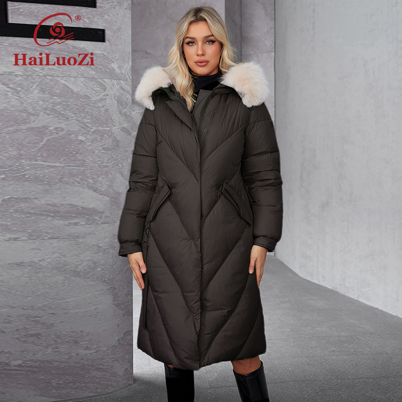 Women'S Fashion Parka - HaiLuoZi 2024 donna inverno Plus Size