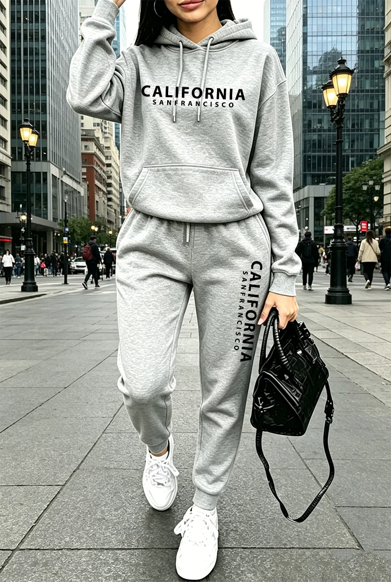 Women'S Fashion Hoodies - Tuta da donna di qualità con