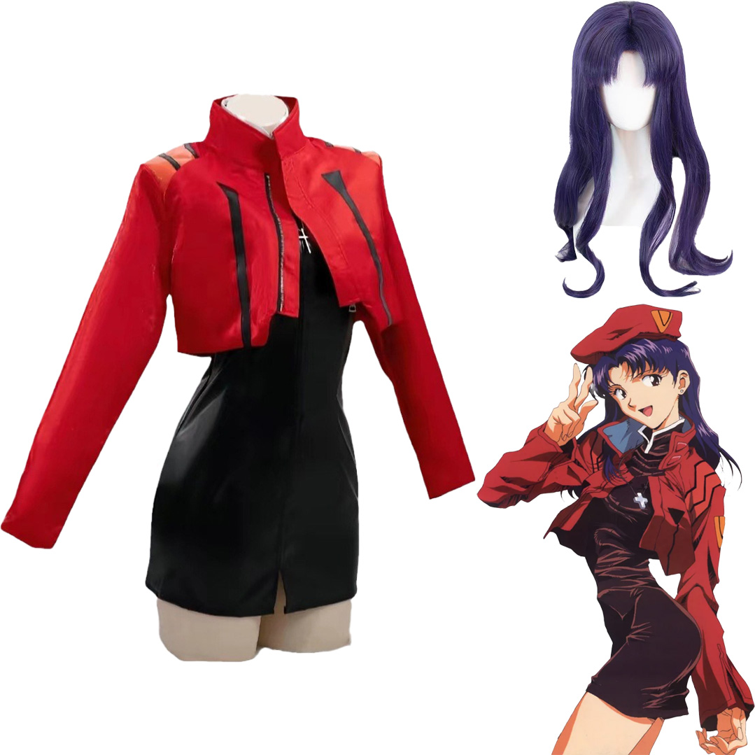 Women Fashion Reddit - Costume Cosplay di Katsuragi Misato, Abito