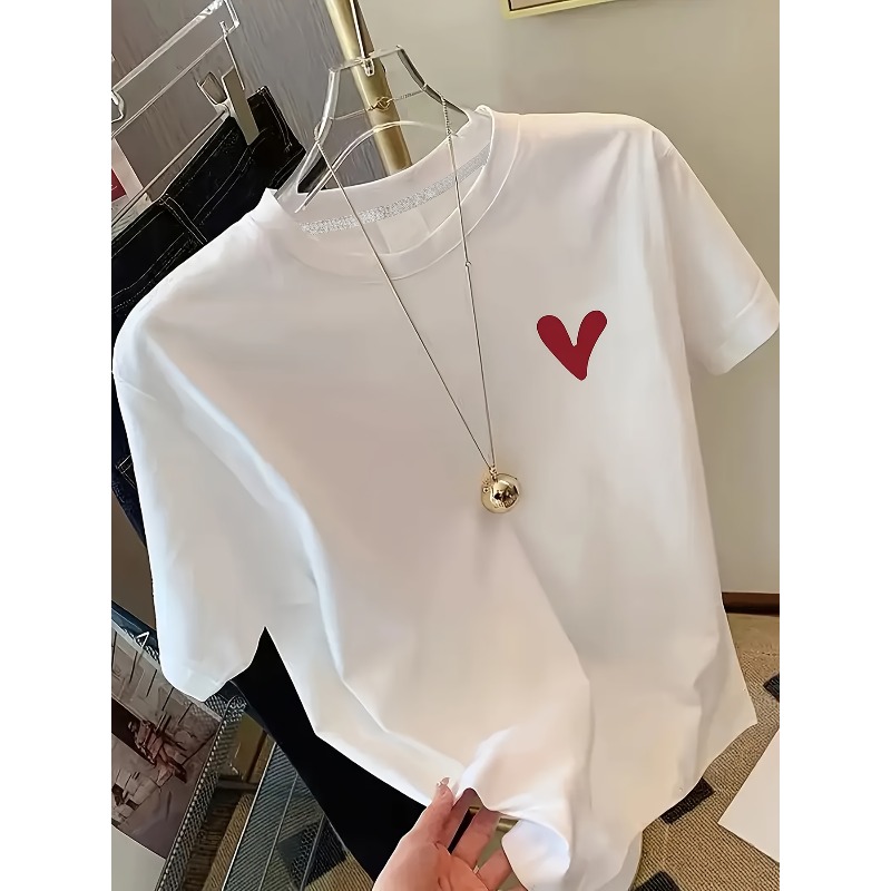 Women Fashion Logo Design - T-shirt da donna con logo a