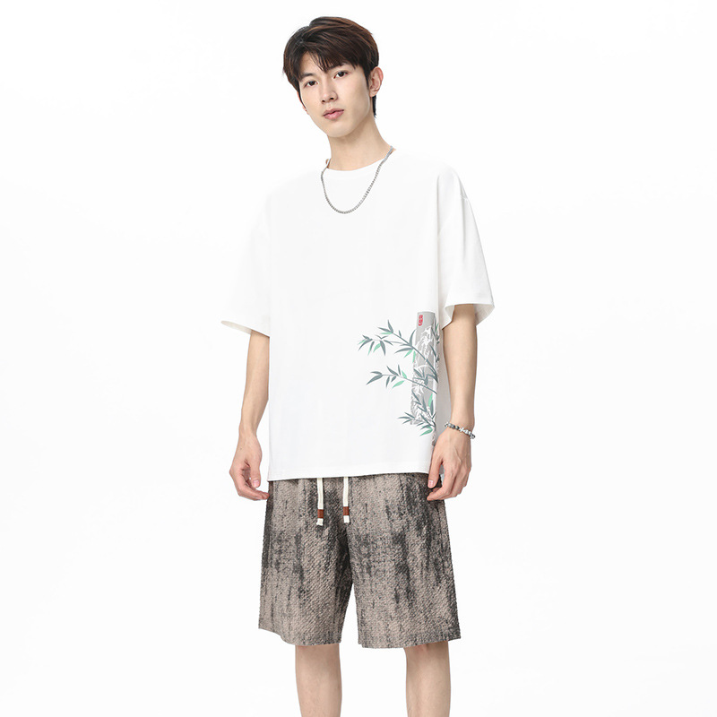 Tie Dye Two Piece - Completo da Uomo Stile Cinese in