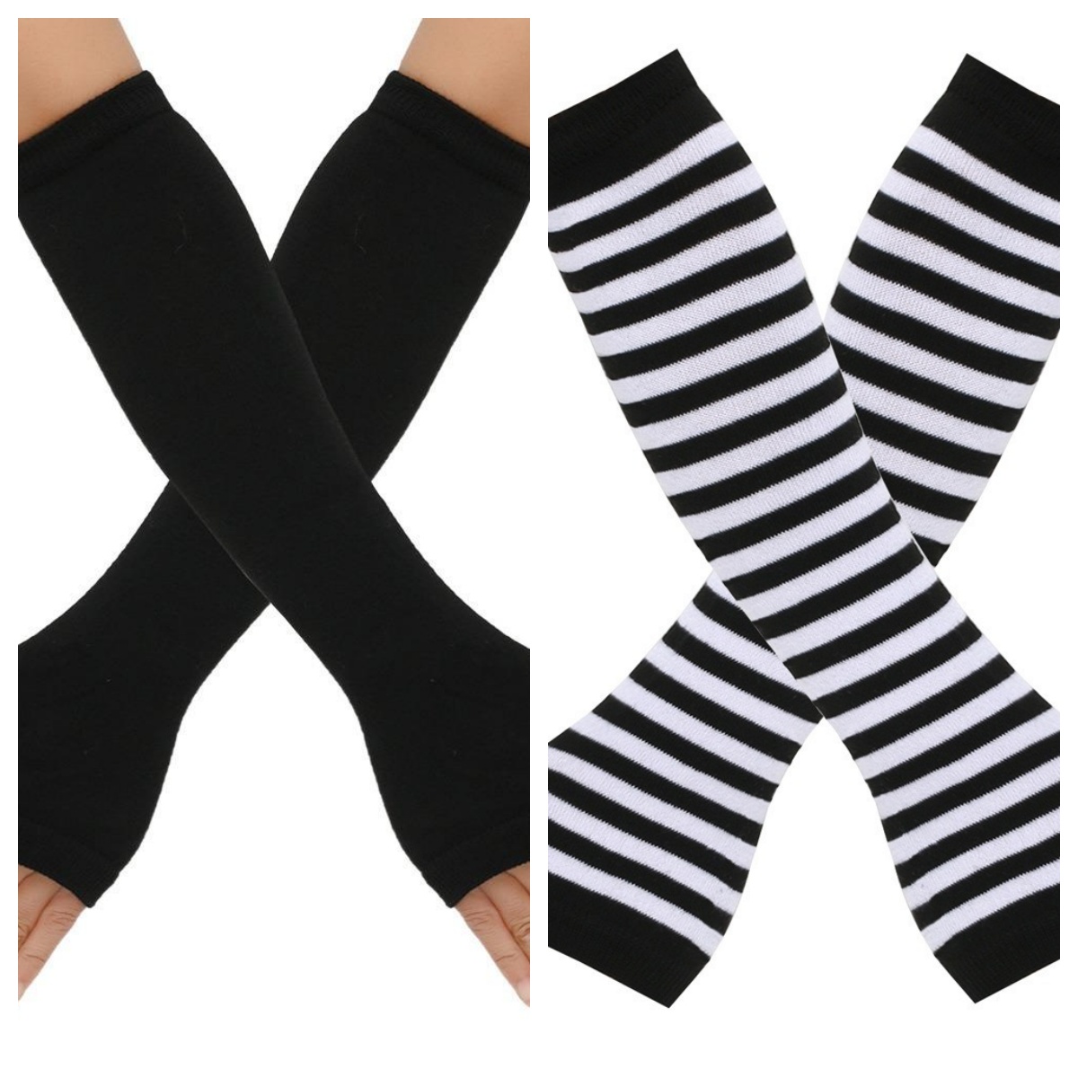Women'S Fashion Gloves - 2 paia di guanti lunghi senza