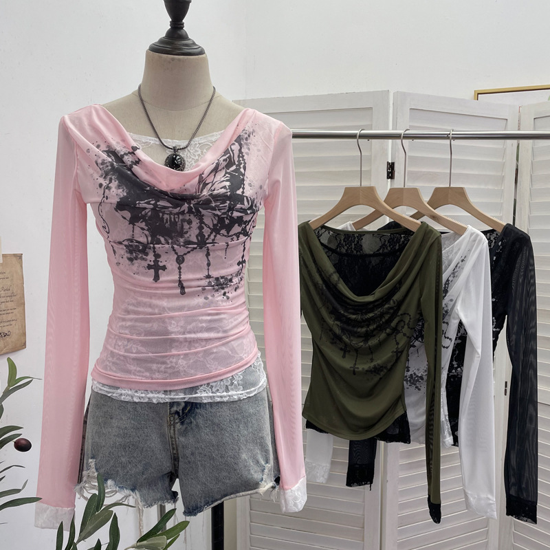 Tie Dye Two Piece - T-shirt a maniche lunghe in maglia