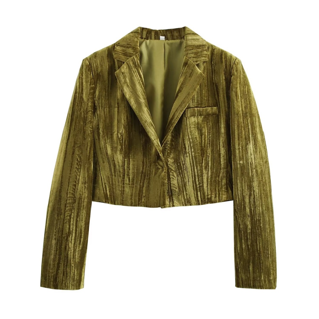 Giacca Blazer Corta in Velluto - Velvet Blazer Women recensione e prezzo