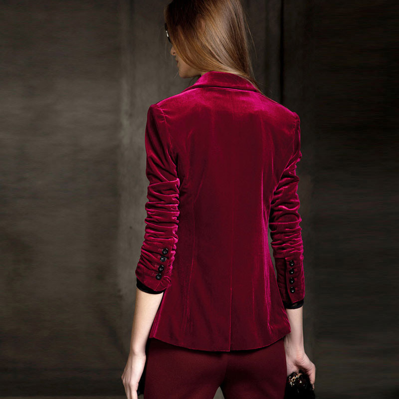 Nuovo arrivo di alta qualità c - Velvet Blazer Women recensione e prezzo