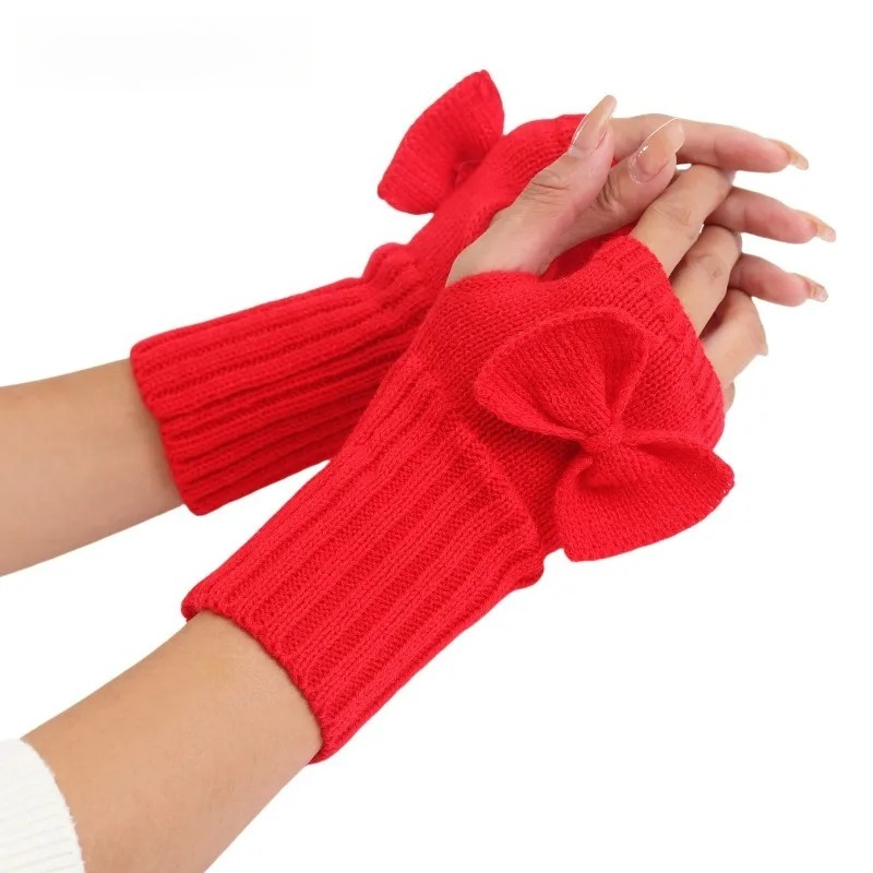 Guanti senza dita con fiocco i - Women'S Fashion Gloves recensione e prezzo