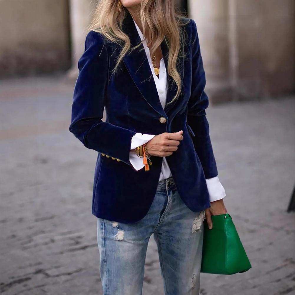 Blazer da donna in velluto tag - Velvet Blazer Women recensione e prezzo