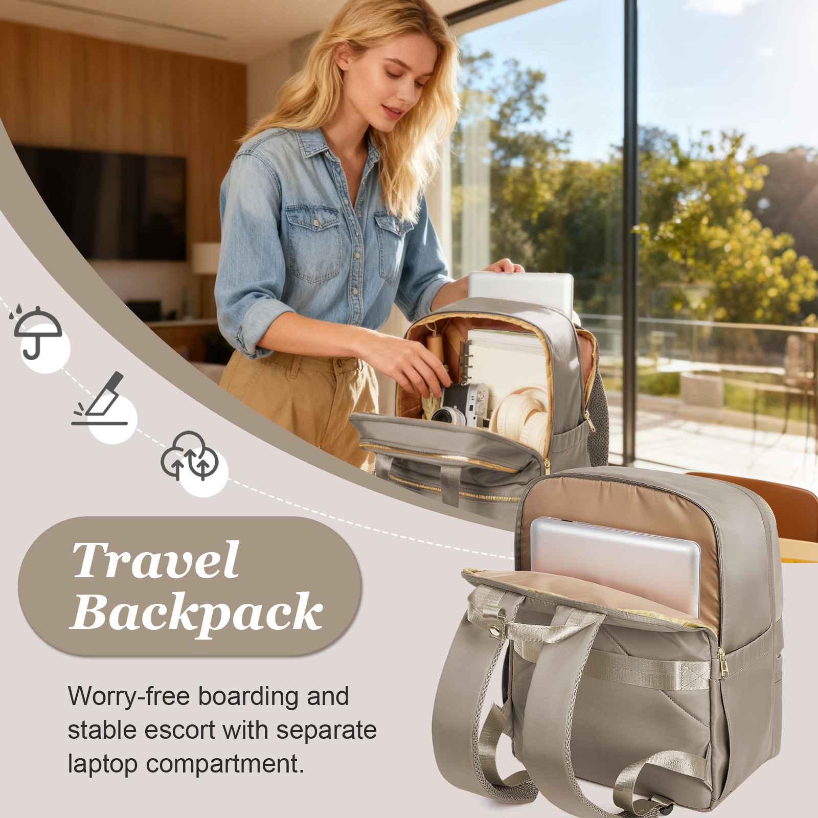 Ryanair 40x30x20 Zaino da viag - Women'S Fashion Backpack recensione e prezzo