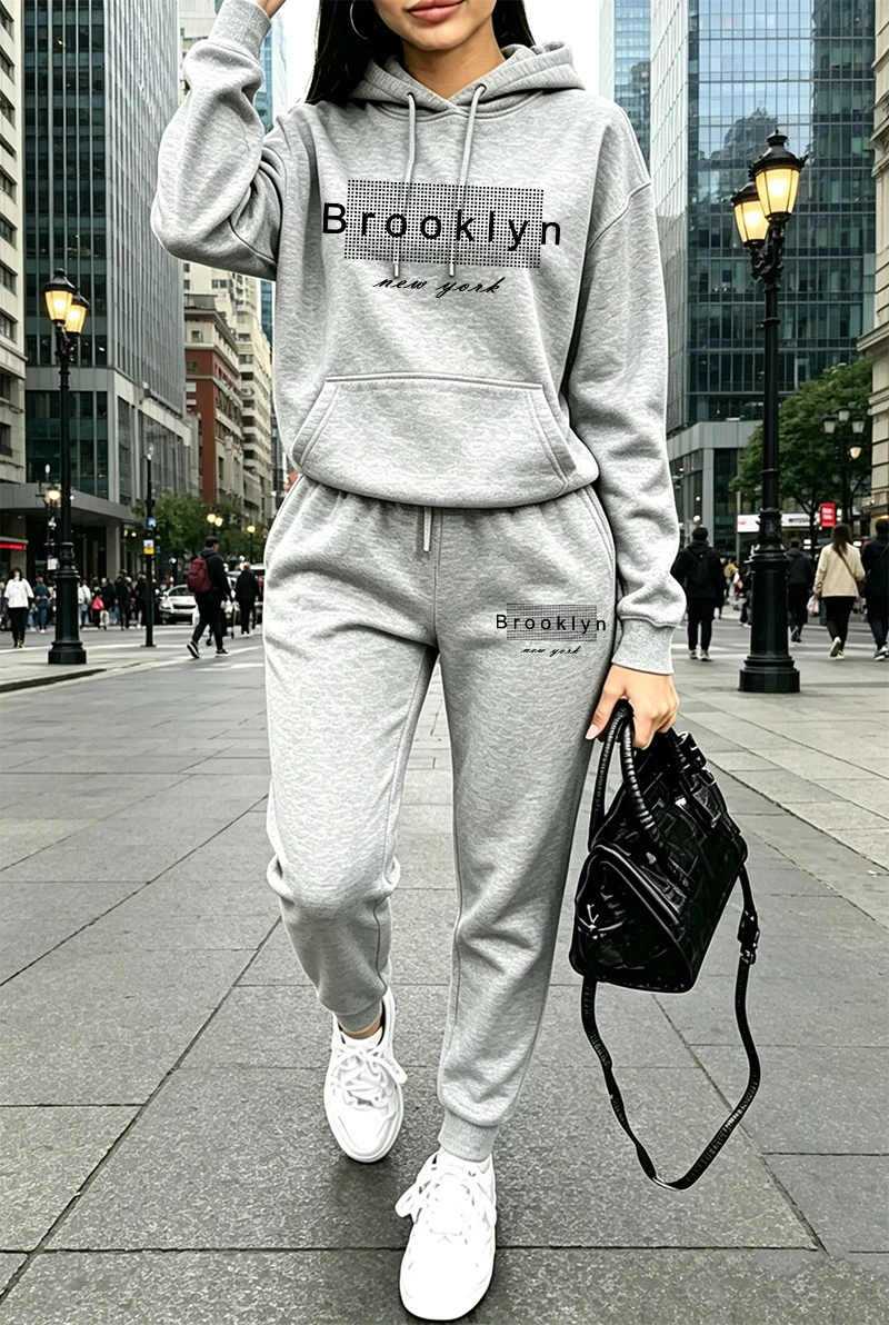 Tuta da donna con stampa, felp - Women'S Fashion Hoodies recensione e prezzo