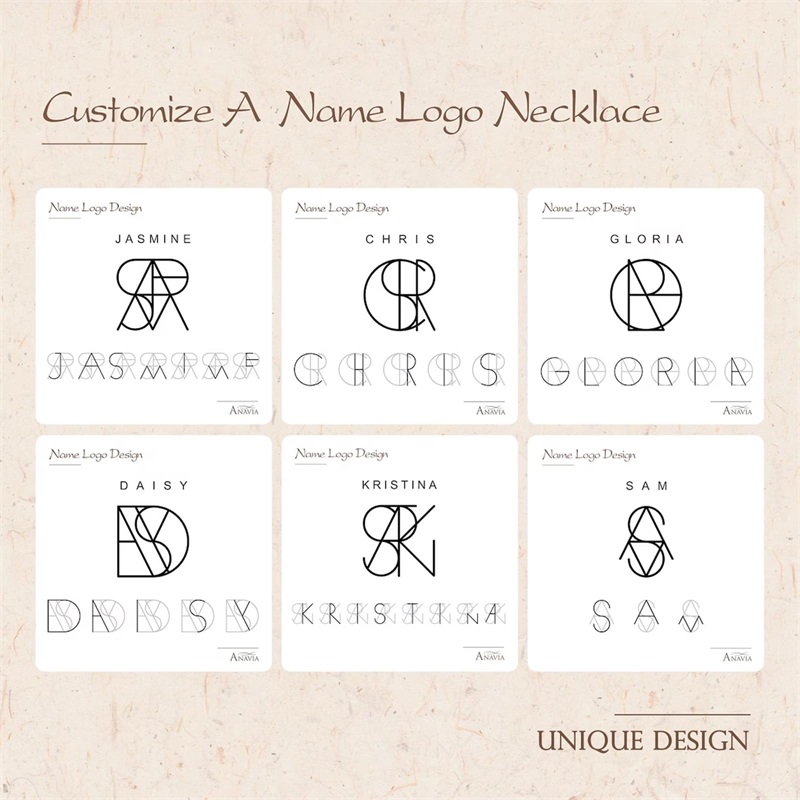 Collana con nome con logo pers - Women Fashion Logo Design recensione e prezzo