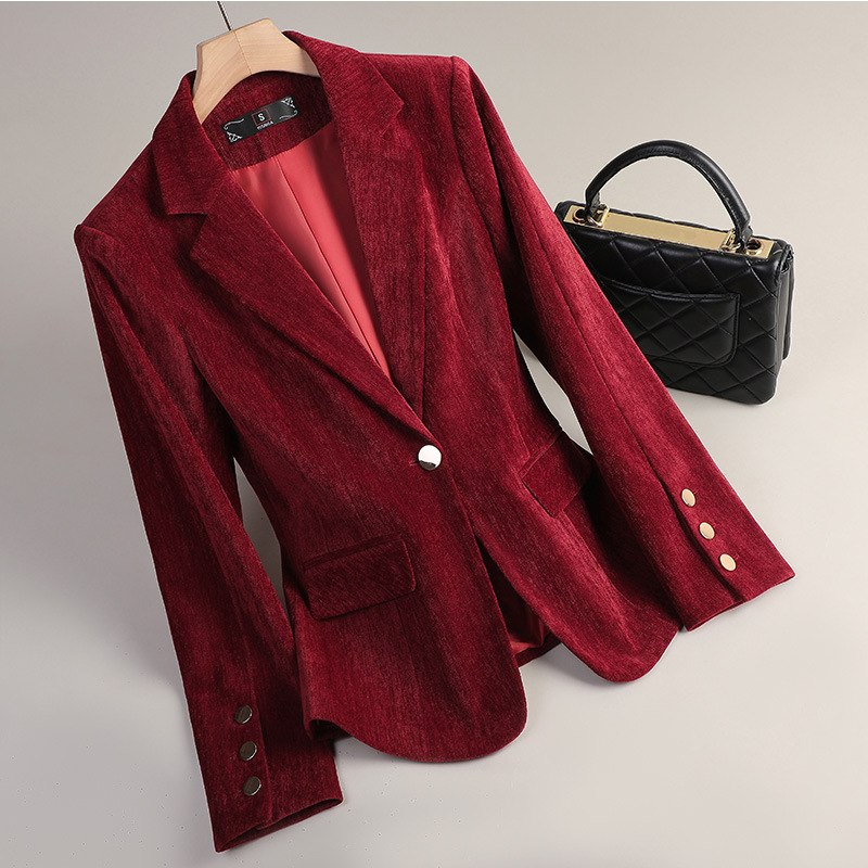 Blazer in Velluto Giallo Oro p - Velvet Blazer Women recensione e prezzo