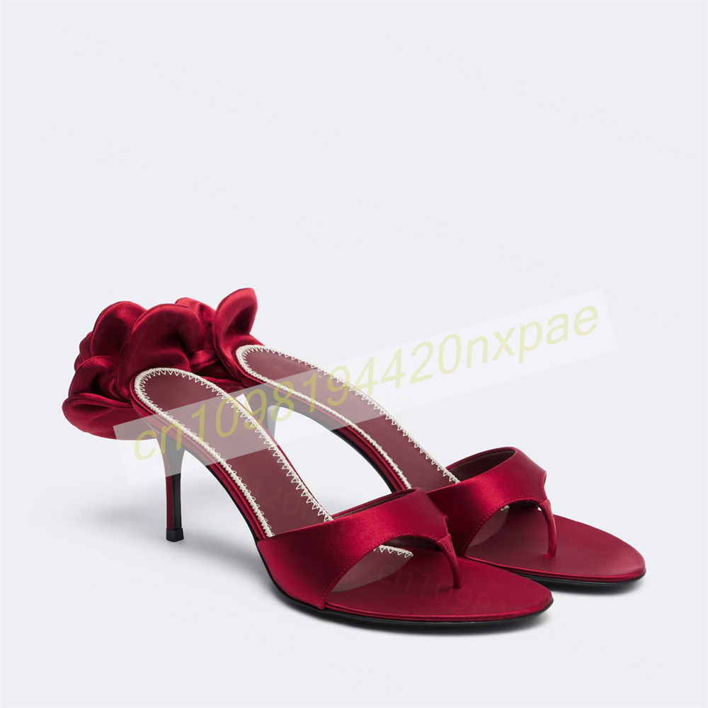 Sandali da donna rosso in raso - Women Fashion Reddit recensione e prezzo