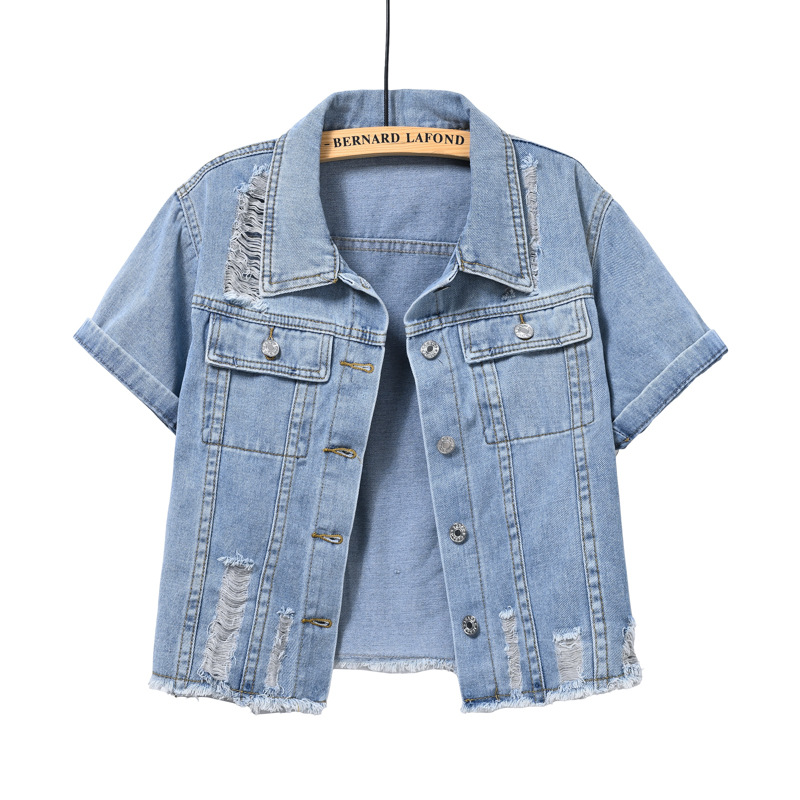 Giacca Corta in Denim Chiaro a - Women'S Fashion Jackets Amazon recensione e prezzo
