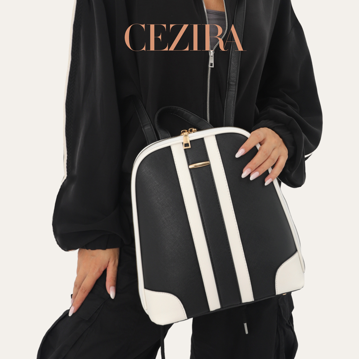 Set Zaino CR Fashion a Righe P - Women'S Fashion Backpack recensione e prezzo