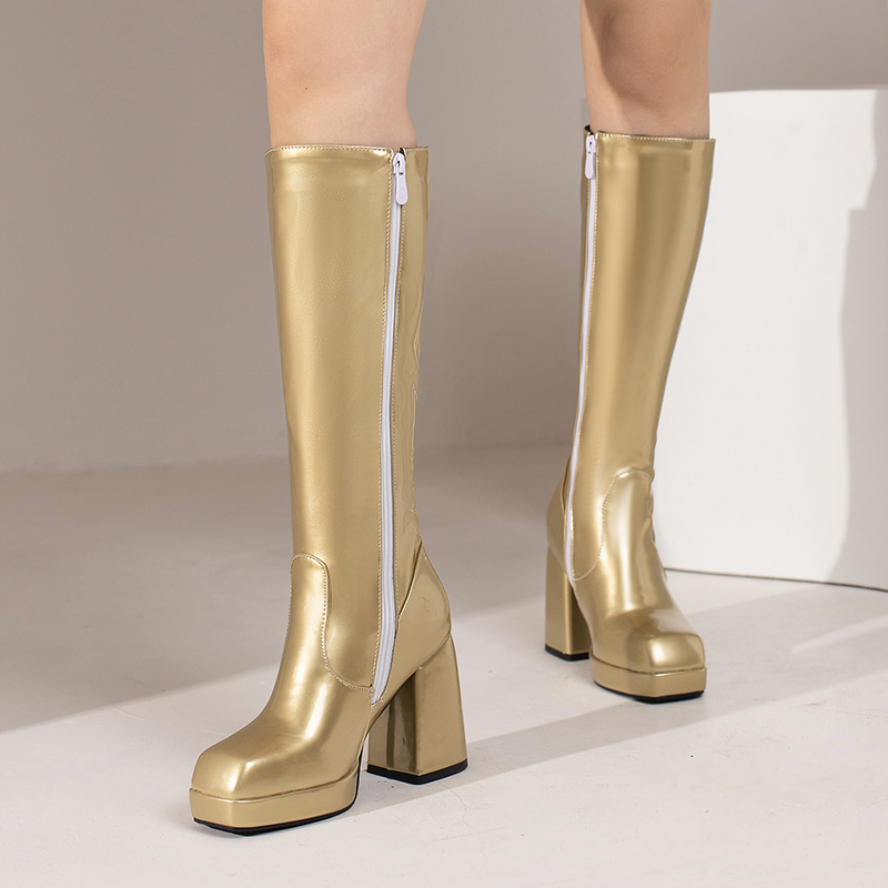 Stivali alti al ginocchio con  - Winter Fashion Women Boots recensione e prezzo