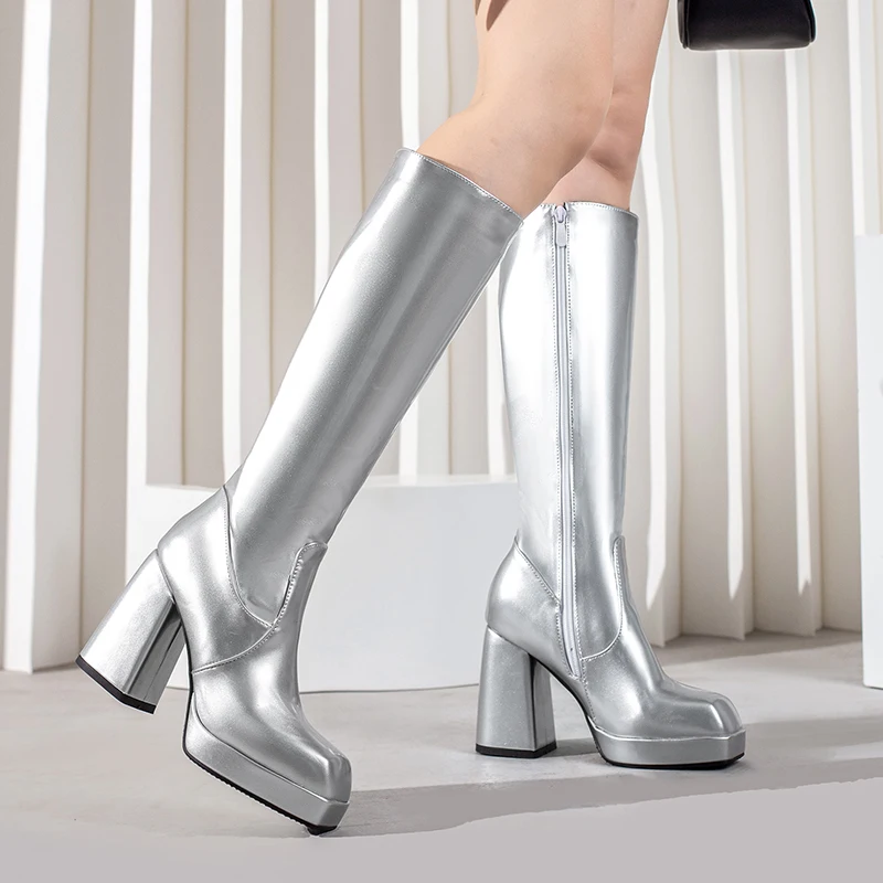 Stivali alti al ginocchio con  - Winter Fashion Women Boots recensione e prezzo
