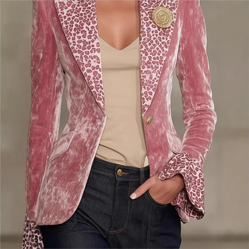 Blazer in velluto tinta unita  - Velvet Blazer Women recensione e prezzo