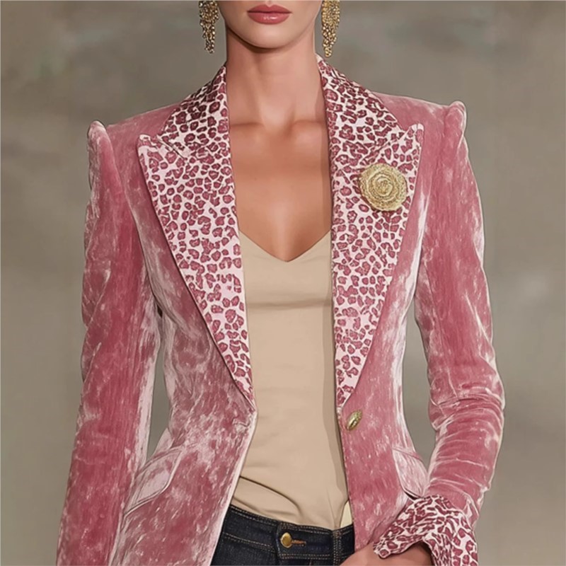 Blazer in velluto tinta unita  - Velvet Blazer Women recensione e prezzo