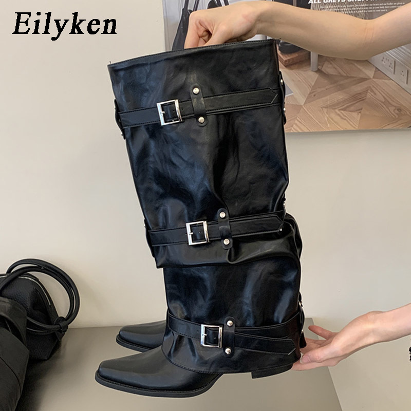 Eilyken Stivali al Ginocchio d - Winter Fashion Women Boots recensione e prezzo